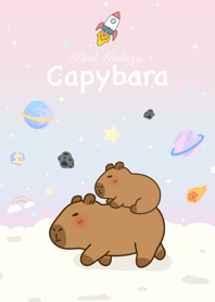 Capybara Pink Galaxy