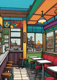 Cozy Coffee shop 44FA36