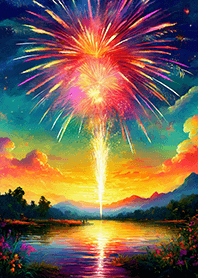 Beautiful Fireworks Theme#640