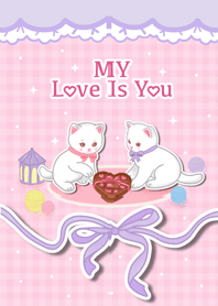 Cat My love is you sweet cute