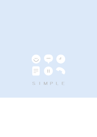 シンプル（white blue)V.311