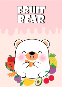 White Bear And Fruit Theme