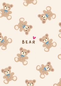Cute teddy bear wallpaper. – LINE theme | LINE STORE