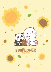 หมีสามตัว ดอกทานตะวัน เลิฟเว่อร์