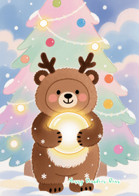 Merry Reindeer Bear