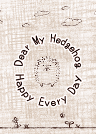 Dear My Hedgehog (crayon)