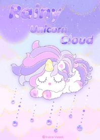 Rainy Unicorn Cloud