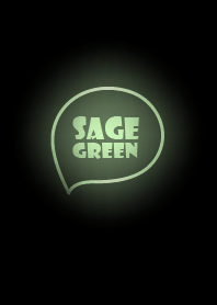 sage green Neon Theme