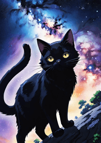 Night Moon Star Cat C840e2