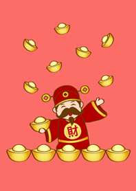 財神爺送元寶(胭脂粉)