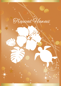 Tema Oranye / Sederhana Hawaii