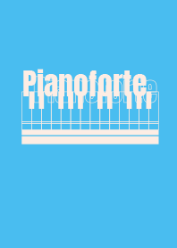pianoforte Pastel blue
