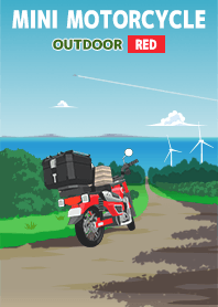 My red motorcycle(OUTDOOR)