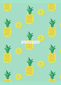 pineapple festival on blue green