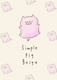 simple pig beige Theme