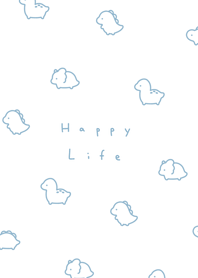 Chibi dinosaur/white aqua