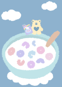 Sweets and bear.