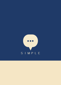 シンプル（beige blue)V.1653