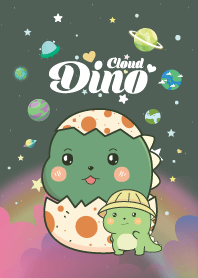 Dino Cloud Galaxy Green