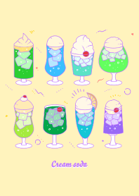 流行奶油蘇打水！