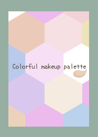 Colorful makeup palette/DUSTY GREEN