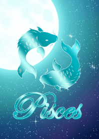 -Pisces Clover Moon right blue-