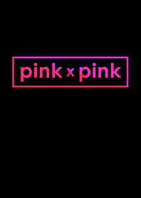 pink x pink in Black