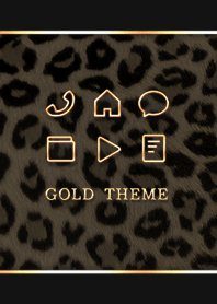 GOLD x PANTHER PATTERN  - 01 F-12