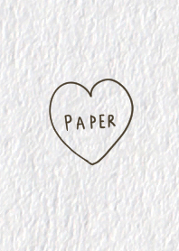 Simple theme of paper and heart