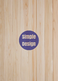 Wood Simple Design Blue ver.