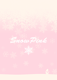 雪の結晶ピンク