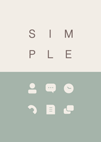 SIMPLE / khaki-beige.