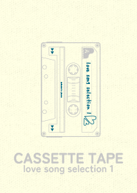 Cassettetape_love Marine blue