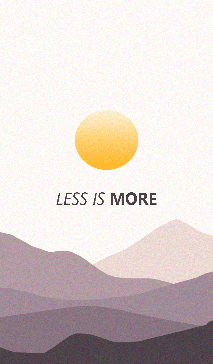 Less is more - #27 Nature