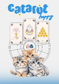 HAPPY CAT x TAROT CARD x STONES V.5