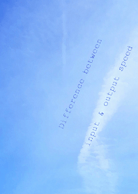 Difference between input & output speed