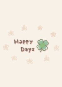 Happy Days/Clover & Beige.