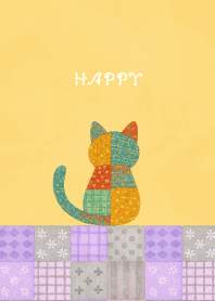 Cat Stuffed05 on light yellow