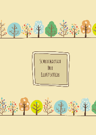 Scandinavian tree illustration