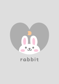 兔子3 月亮 [苔灰色]