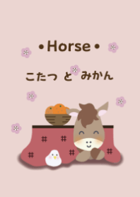 Horse - kotatsu and oranges2