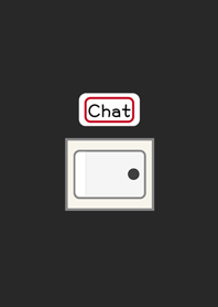 Chat Button - Black