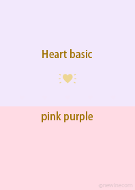 Heart basic ピンク パープル