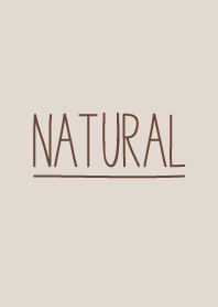 NATURAL - brown