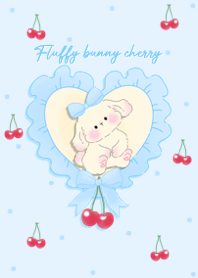 Fluffy bunny cherry (blue)