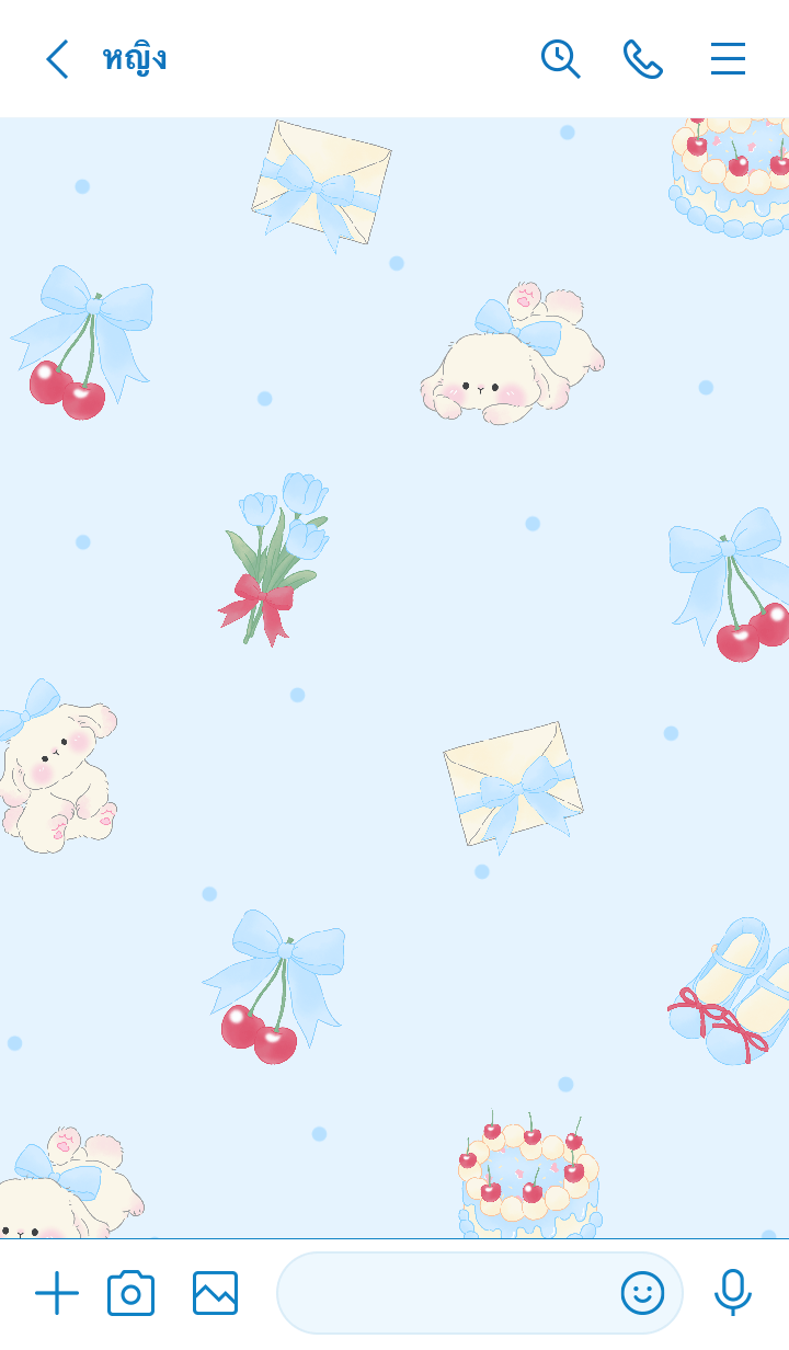 Fluffy bunny cherry (blue) รูปที่ 2