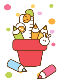 Cute color pencils 5