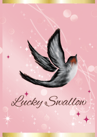 Pink / Lucky swallows visit