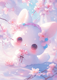 ⭐️櫻花下是貓還是兔❤️