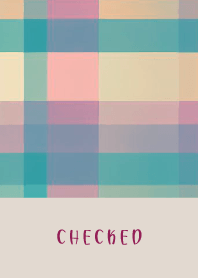 CHECKED GREEN PINK - BROWN 3